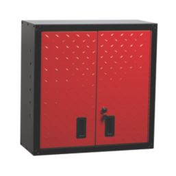 Hilka Pro-Craft Red / Black Garage Wall Unit 764mm x 306mm x 768mm