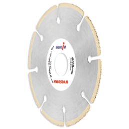 Marcrist HW650 Multi-Material Cordless Angle Grinder Diamond Wood Blade 115mm x 22.23mm