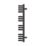 Flomasta U-Shape 760mm x 500mm 1402BTU Black Vertical Designer Radiator