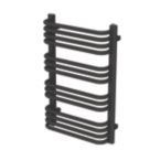 Flomasta U-Shape 760mm x 500mm 1402BTU Black Vertical Designer Radiator