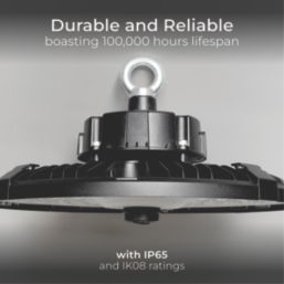 Luceco Titan LED All-In-One High Bay
 Black 100-200W 17500-31000lm