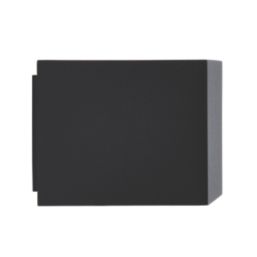 Lutec Gemini Outdoor LED Wall Light Black 15W 1300lm