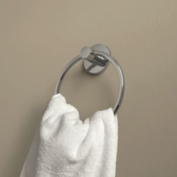 Bristan Round Towel Ring Chrome-Plated
