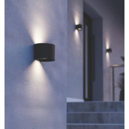 Eglo Calpino 3 Outdoor LED Wall Light Black 2.8W 840lm