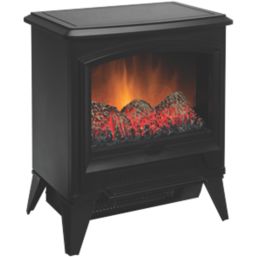 Dimplex Casper Black Electric Stove with BuiltIn Fan Heater 440mm x
