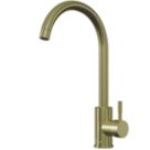 ETAL Holly Single Lever Kitchen Mixer Tap Brushed Brass