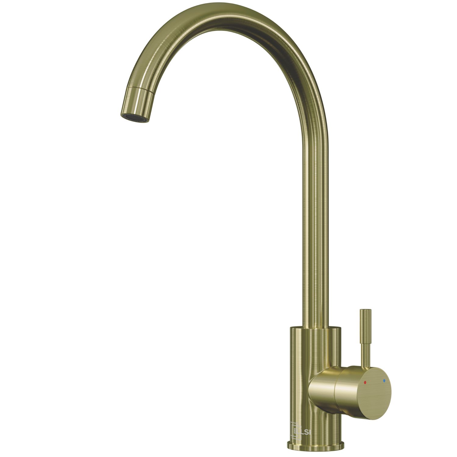 ETAL Holly Single Lever Kitchen Mixer Tap Brushed Brass (724JL)
