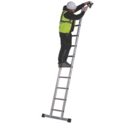 Werner TRADE Aluminium 3.05m 10 Rung Single Section Ladder