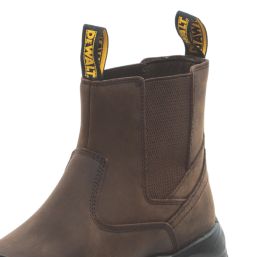 DEWALT East Haven Size 11  Brown Water-Resistant Steel Toe Cap Safety Dealer Boots