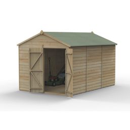 Forest Beckwood 8' x 11' 6" (Nominal) Apex Shiplap Timber Shed