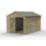 Forest Beckwood 8' x 11' 6" (Nominal) Apex Shiplap Timber Shed