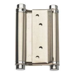 Smith & Locke Satin Nickel  Spring Hinge 102mm x 137mm