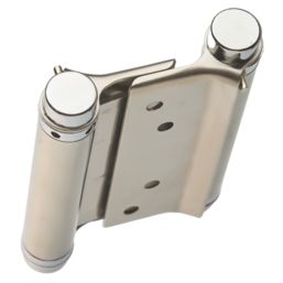 Smith & Locke Satin Nickel  Spring Hinge 102mm x 137mm