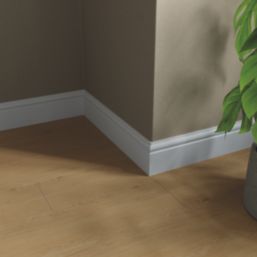 Essentials Primed MDF Torus Skirting Board 2400mm x 119mm x 18mm 4 Pack