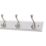 Essentials 8-Hook Rail White 910mm x 95mm