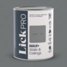 LickPro Max+ 1Ltr Grey 10 Matt Emulsion  Paint