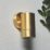 Zink Brac Outdoor Up or Down Wall Light Fitting Brass