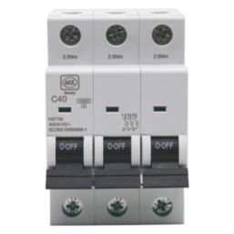 MK Sentry  40A 3-Pole C Curve 3-Phase MCB