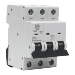 MK Sentry  40A 3-Pole C Curve 3-Phase MCB