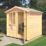 Shire Avesbury 1 7' x 7' (Nominal) Apex Timber Log Cabin