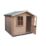 Shire Avesbury 1 7' x 7' (Nominal) Apex Timber Log Cabin