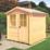 Shire Avesbury 1 7' x 7' (Nominal) Apex Timber Log Cabin