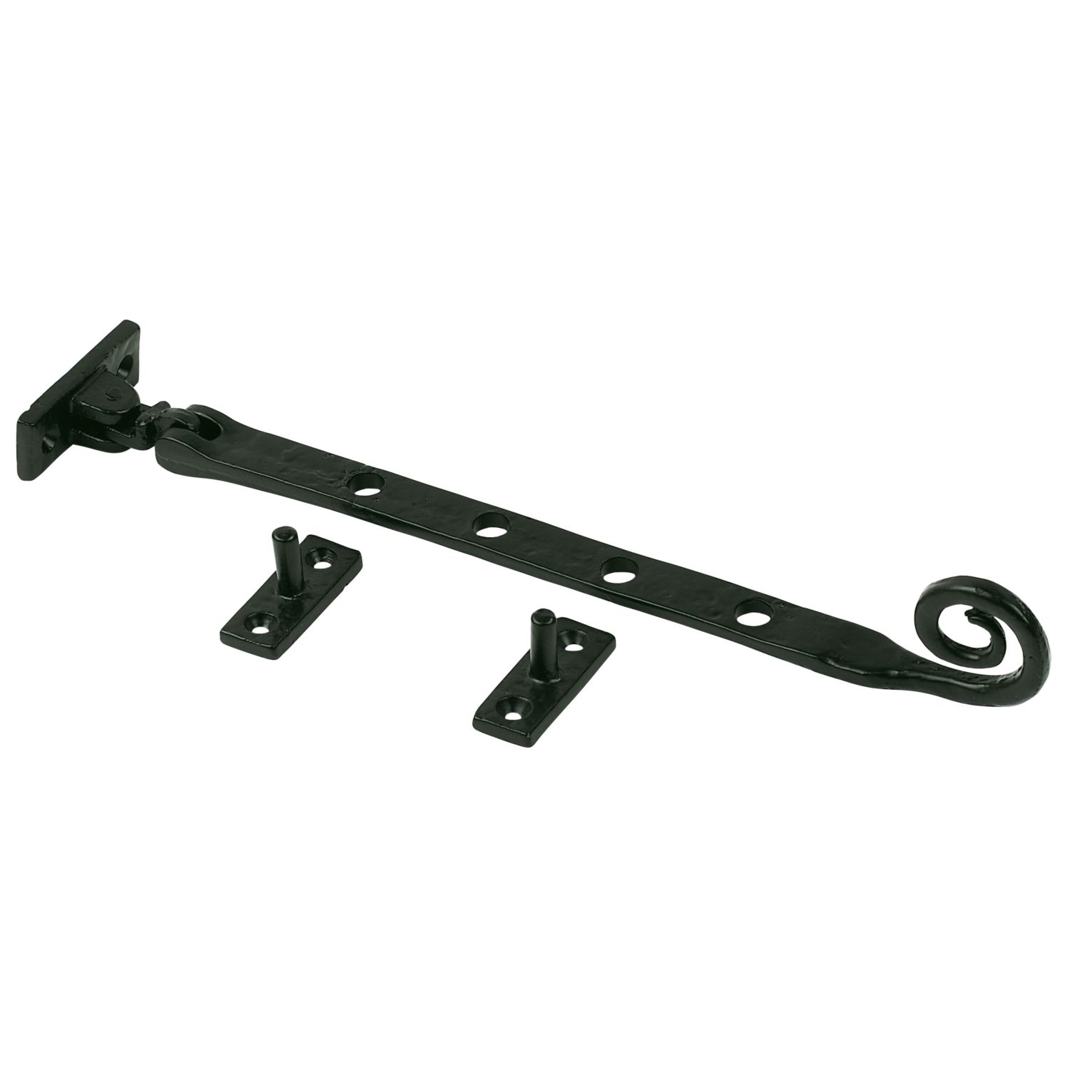 Monkeytail Casement Stay Antique Black 250mm (72539)