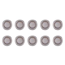 LAP Coldstrip 30mm Outdoor LED Recessed Deck Light Kit Brushed Chrome 4.4W 10 x 19.5lm 10 Pack