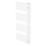 Flomasta Cantilever 1200mm x 500mm 1665BTU White Vertical Designer Radiator