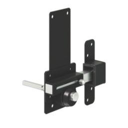 GateMate Advanced Hardware Digital Long Throw Lock Powder Coated Black 60mm
