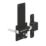 GateMate Advanced Hardware Digital Long Throw Lock Powder Coated Black 60mm