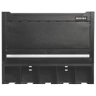 Bunker Black Power Tool Wall Storage & Rack 680mm x 281mm x 535mm