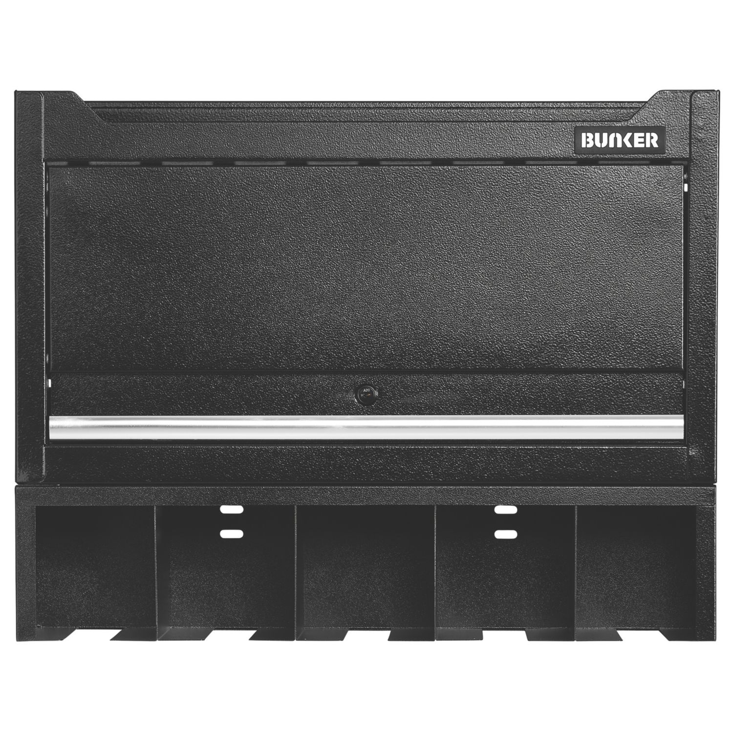 Bunker Black Power Tool Wall Storage & Rack 680mm x 281mm x 535mm (725CN)