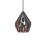 Eglo Carlton 1 Pendant Light 31cm Diameter Black & Copper