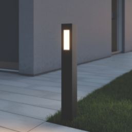 LAP Davern 900mm Outdoor LED Post Light Black 20W 2000lm