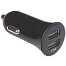 Ring RMS23 2 Outlet Type A USB In-Car Charger 12 & 24V