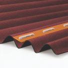 Corrapol-BT AC105RE Corrugated Roofing Sheet Red 1000mm x 950mm