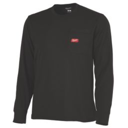 Milwaukee  Long Sleeve T-Shirt Black Large 42-44" Chest