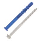 Rawlplug R-FF1A4 TX Frame Fixings with Hex Head Screws 10mm x 120mm 25 Pack