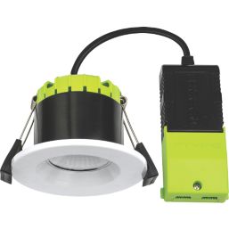 Luceco FType Compact Regressed Fixed  Fire Rated LED Downlight White 4W 400lm