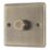 LAP  1-Gang 2-Way LED Dimmer Switch  Antique Brass with Colour-Matched Inserts
