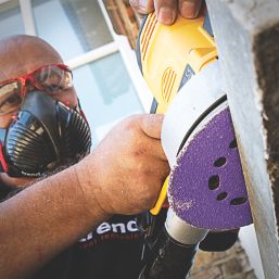 Trend  AB/150/80Z 80 Grit 12-Hole Punched Multi-Material Sanding Discs 150mm 10 Pack