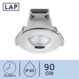 LAP Ubertas Fixed  LED Downlight Polished Chrome 4W 420lm