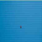 Gliderol Horizontal 8' x 6' 6" Non-Insulated Framed Steel Up & Over Garage Door Light Blue