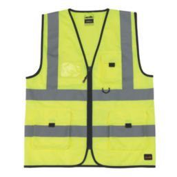 Scruffs  Hi-Vis Work Vest Yellow / Navy X Large 52" Chest