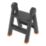 Magnusson Plastic 3 Step 429mm Folding Step Stool With Platform