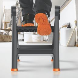Magnusson Plastic 3 Step 429mm Folding Step Stool With Platform
