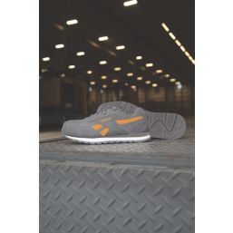 Reebok Royal Glide Size 10  Grey  Water-Resistant  Safety Trainers