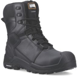 Magnum Storm Force 8" Size 8  Black Waterproof  Safety Boots