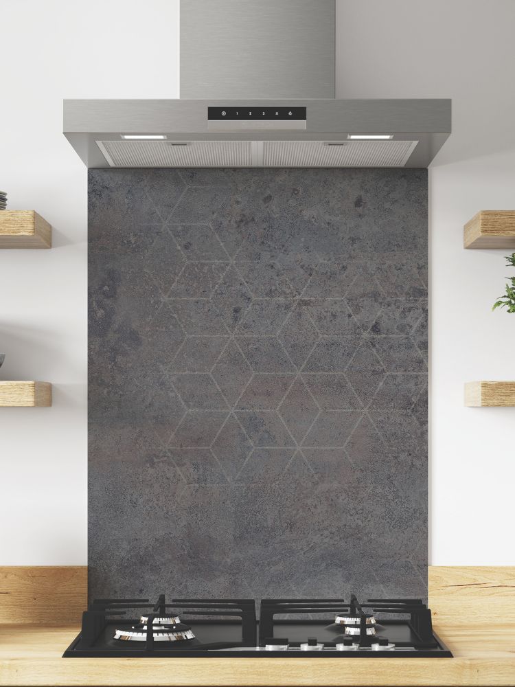 Wilsonart  Urban Steel Hob Splashback 600mm x 800mm x 4mm